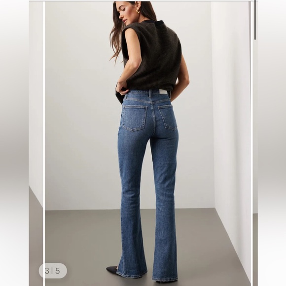 Pistola The Colleen split hem Jean 26 $170 - Picture 4 of 15